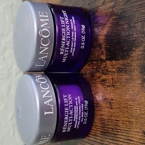 2 Lancome Renergie Lift Multi-Action Night & SPF15 Lifting & Firming Cream .5 oz